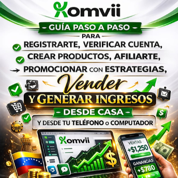 KOMVII paso a paso para generar ingresos DESDE CASA