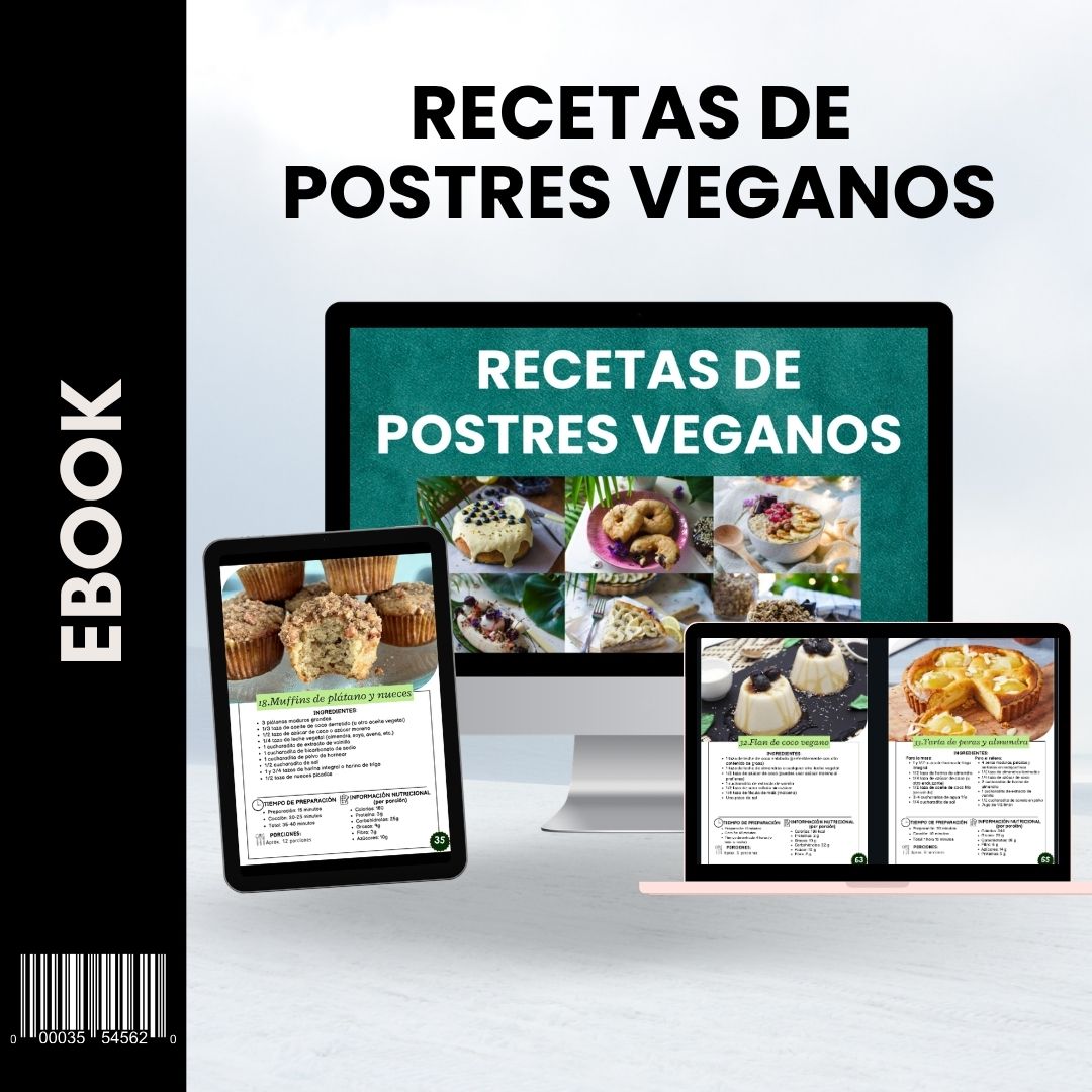 Recetas de Postres Veganos - Ebook