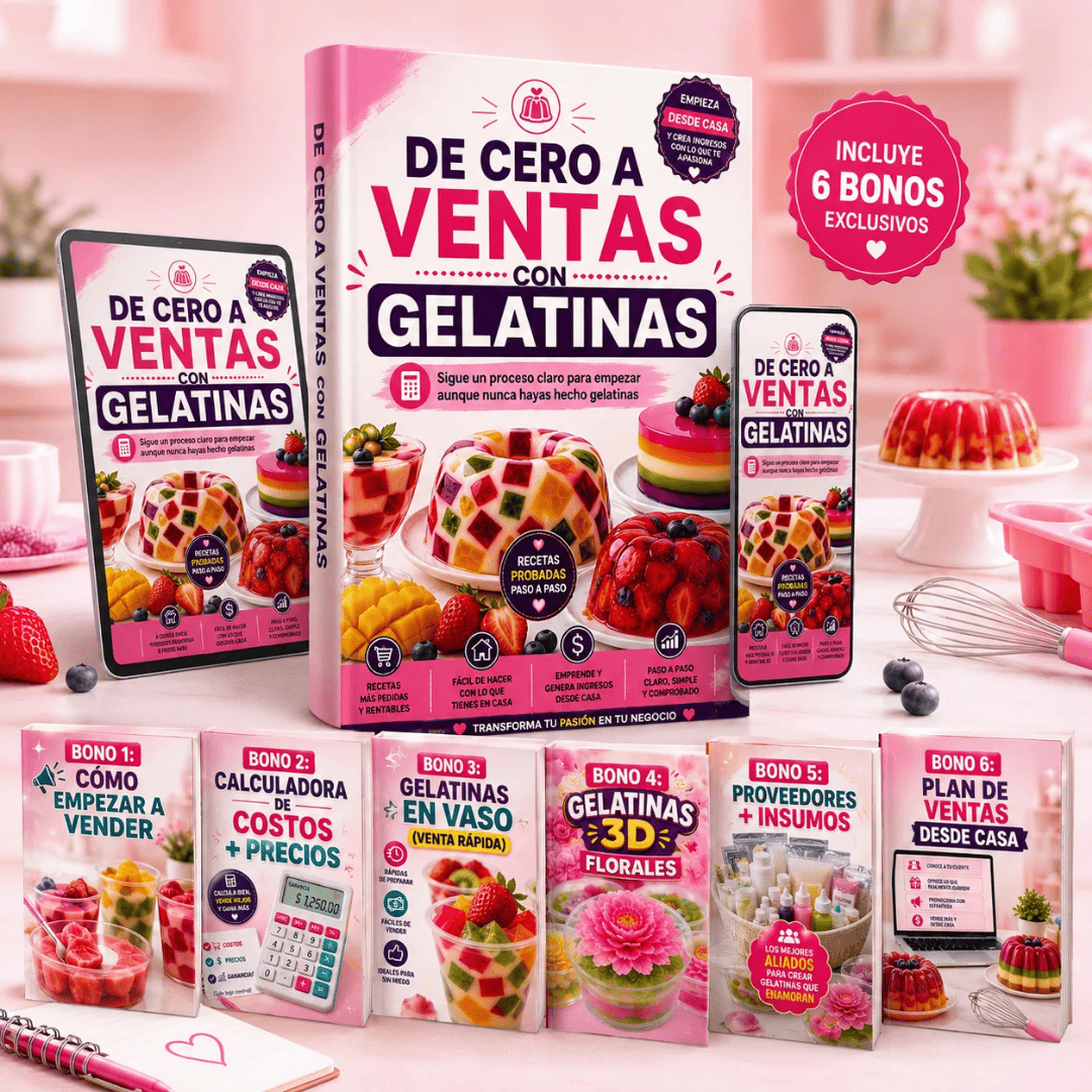 De Cero a Ventas con Gelatinas