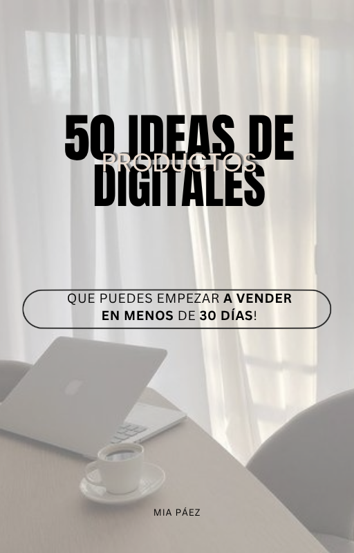 Guía: 50 ideas de productos digitales 