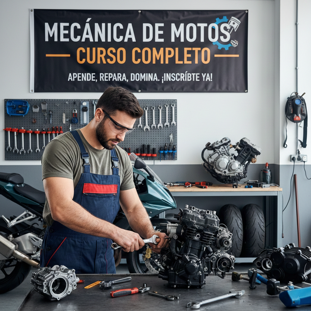 CURSO DE MECÁNICA PARA MOTOS DE CERO  A EXPERTO 