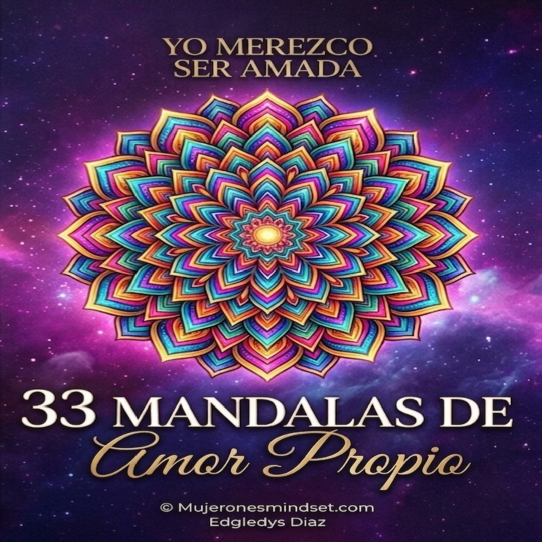 Cuaderno de 33 Mandalas de Amor Propio